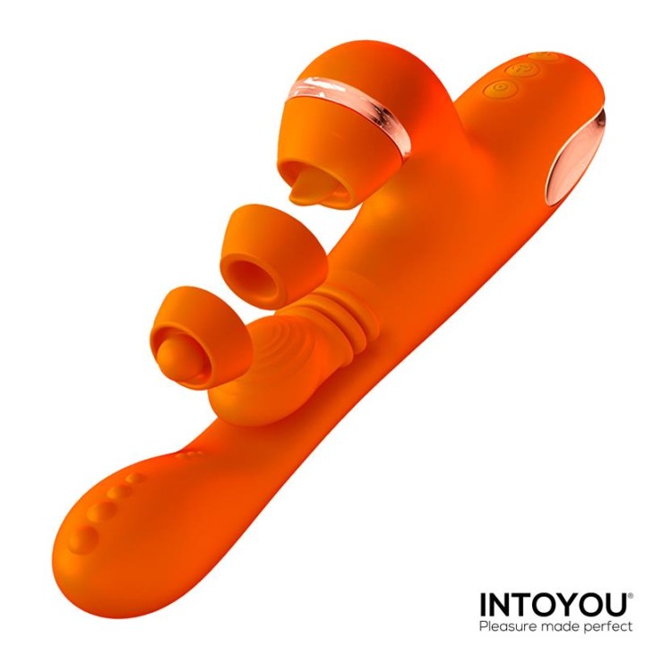Ethan Vibrador Massagem 360º para Ponto G e Cabeças Intercambiáveis