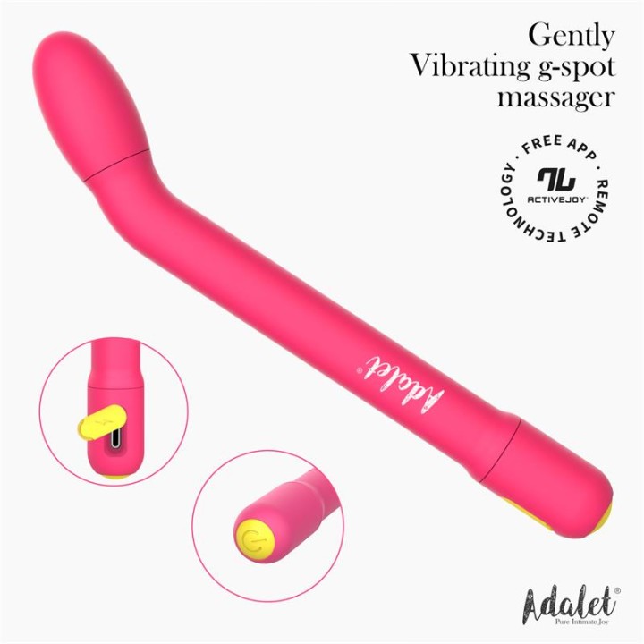 Estimulador Suave Punto G com APP Rosa