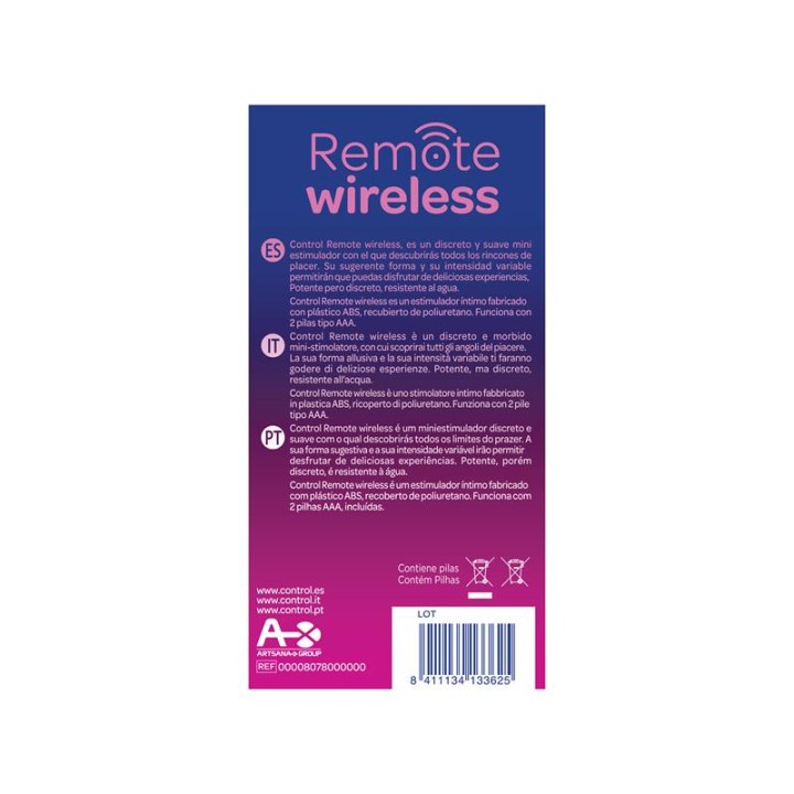 CONTROL - PERSONAL MASSAGER WIRELESS REMOTE CONTROL