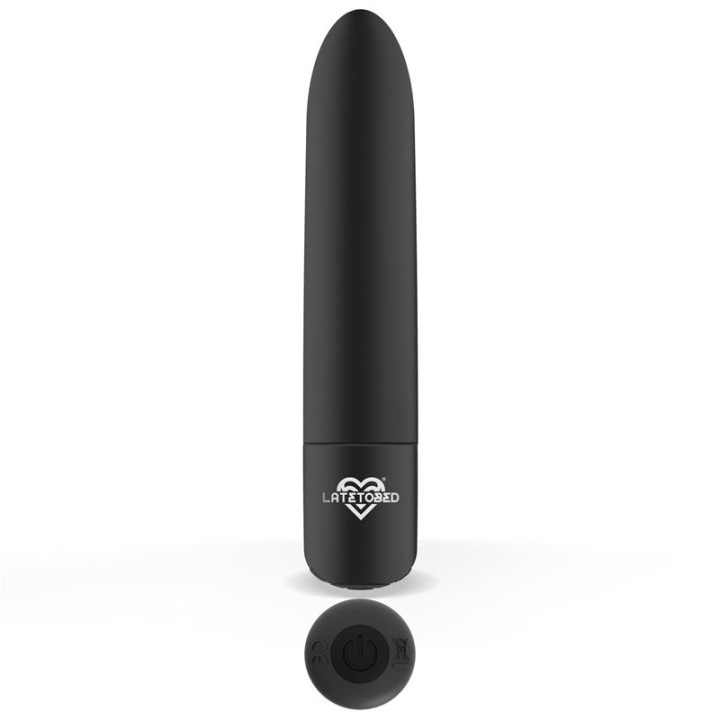 Shoty Bala Vibratória USB 10 Velocidades Potente Motor Negro