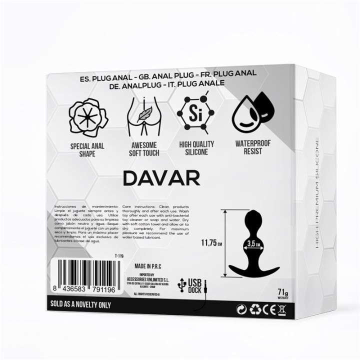 Davar Plug Anal Silicone