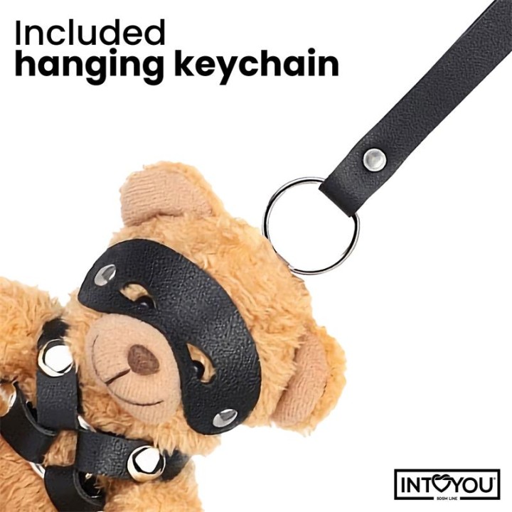 Porta-chaves Ursinho BDSM com Arnês Bearly
