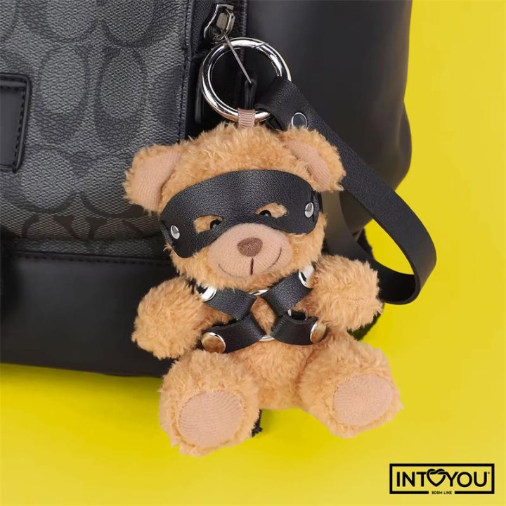 Porta-chaves Ursinho BDSM com Arnês Bearly