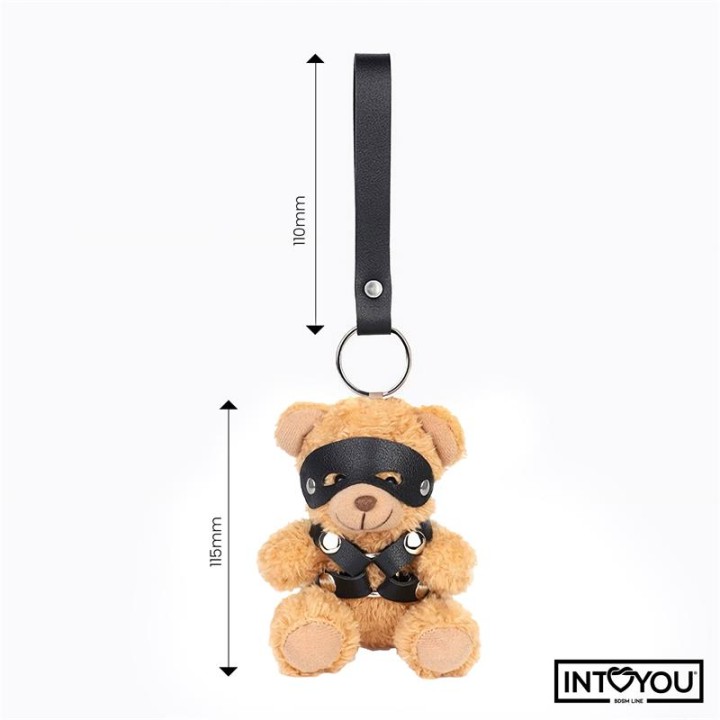 Porta-chaves Ursinho BDSM com Arnês Bearly