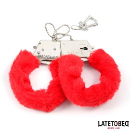 Algemas de Metal com Pelo Vermelho