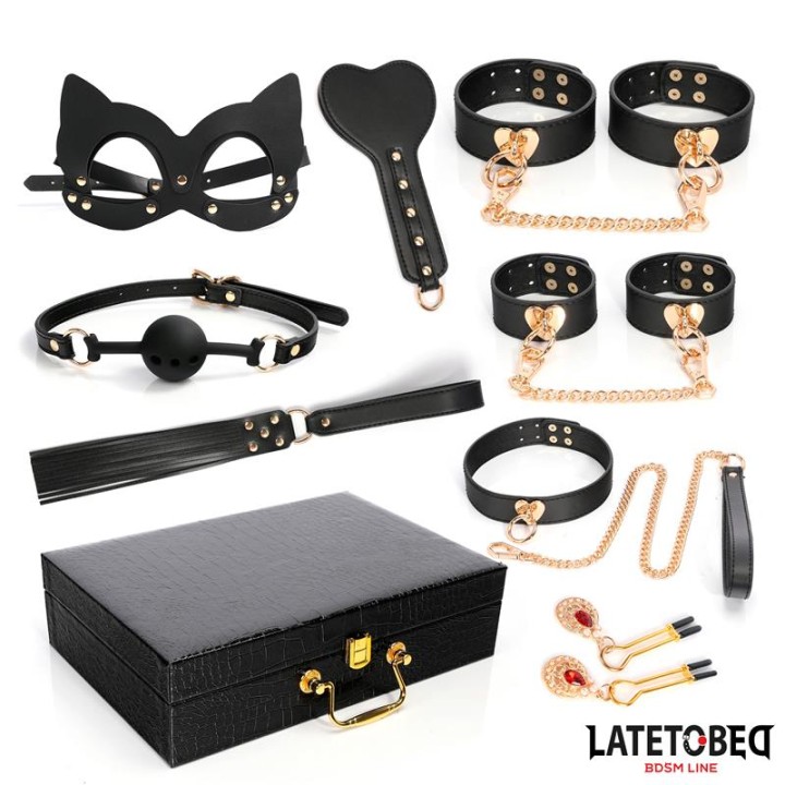 Kit Bondage de 8 Peças com Maleta de Arrumação