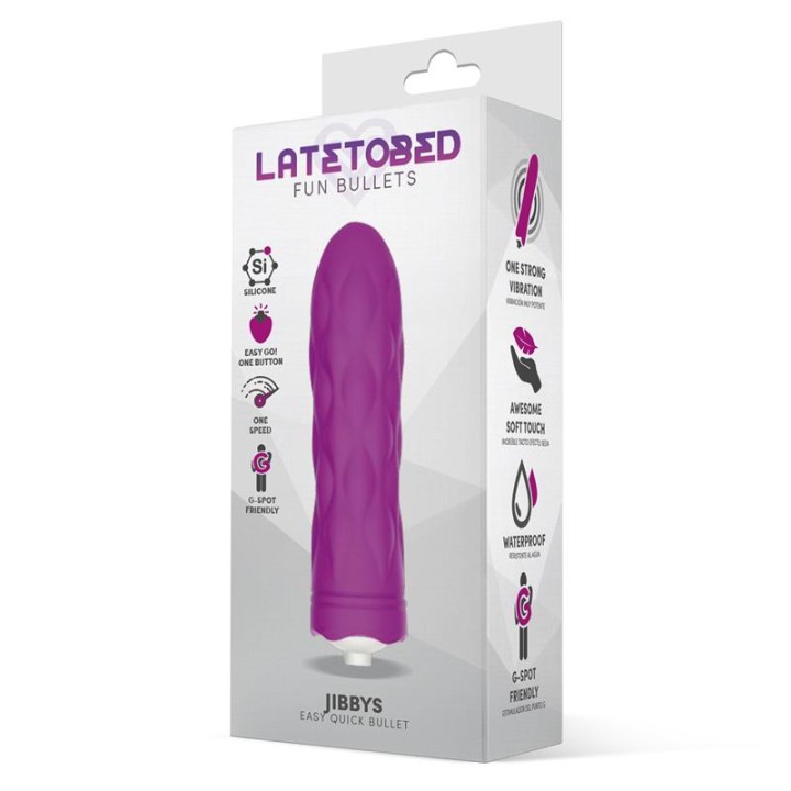 Bala Vibratória Jibbys Easy Quick Silicone Roxo