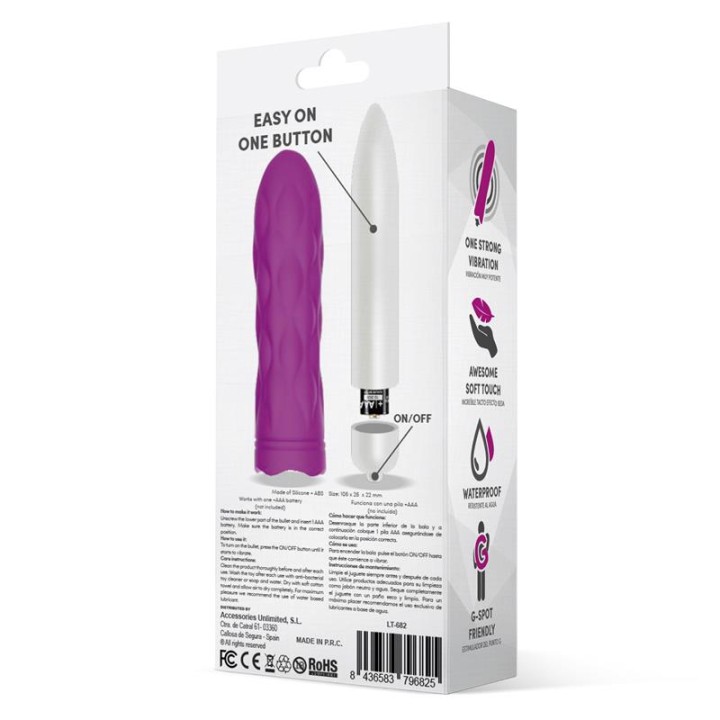 Bala Vibratória Jibbys Easy Quick Silicone Roxo