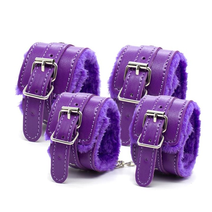 Conjunto de Bondage de 10 Peças Roxo