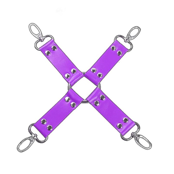 Conjunto de Bondage de 10 Peças Roxo