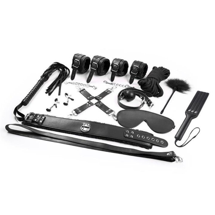 Conjunto Bondage 11 Peças Preto