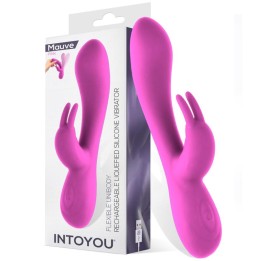 Vibrador Mauve Unibody Silicone Líquido USB Rosa