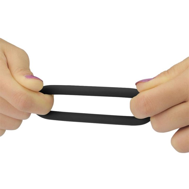 Pack de 3 Anéis para Pénis Power Plus Preto
