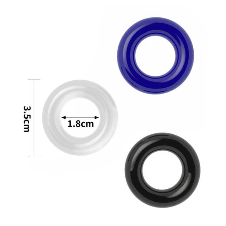 Pack de 3 Anéis para Pénis Power Plus