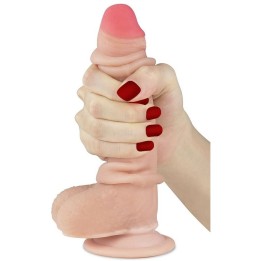 Dildo com Pele Retrátil 7 Natural