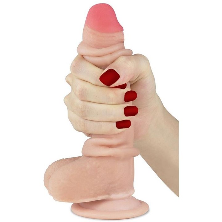 Dildo com Pele Retrátil 7 Natural