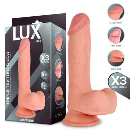 Max Dildo Tripla Densidade com Testículos 8.2