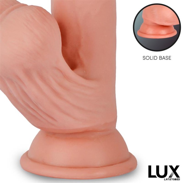 Dildo Paul Tripla Densidade com Testículos Oscilantes 8.2