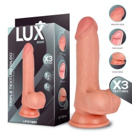 Brant Dildo Tripla Densidade com Testículos 7.6