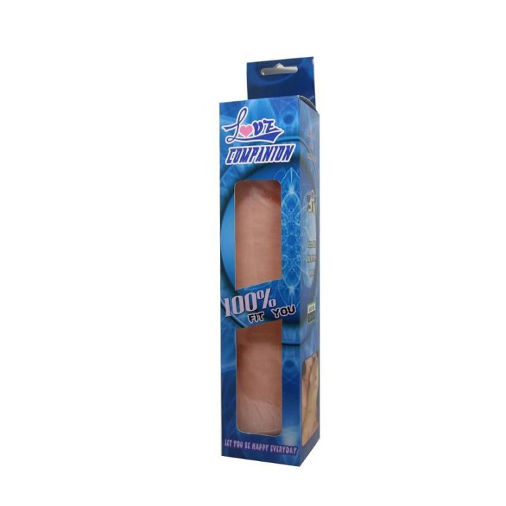 Dildo Baile com Ventosa Cor Natural 21 cm