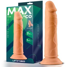 Dildo Realista Bon com Ventosa 7.5 Natural