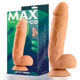 Creig Dildo Realista com Testículos 8.5 Natural