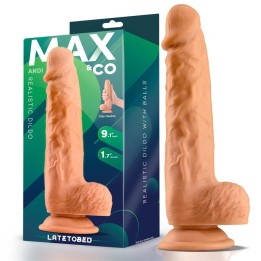 Andi Dildo Realista com Testículos 9.1 Natural