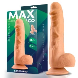 Dildo Realista Cloud com Testículos 8.3 Natural