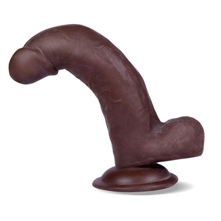 Dildo Realista Slidy Dupla Camada Retrátil e Orientável 8"