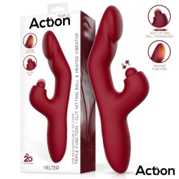 Velter Soft Clit Hitting Ball com Vibração e Efeito Calor