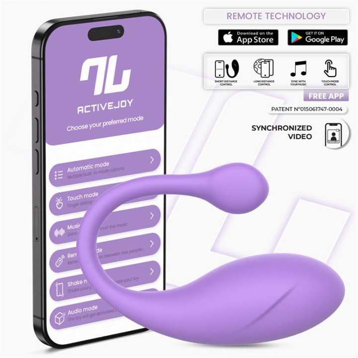 Ovo Vibratório Bulby com APP Lavanda