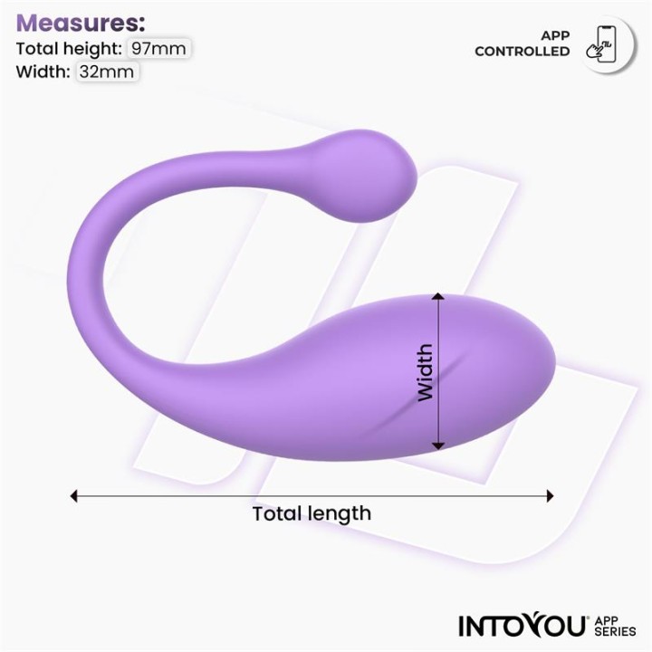 Ovo Vibratório Bulby com APP Lavanda