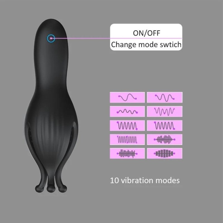 Krone Copa Masturbadora para Pénis Silicone USB