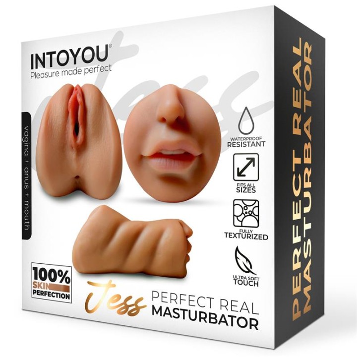 Jess Vagina, Ânus e Boca Super Realista 650 gr