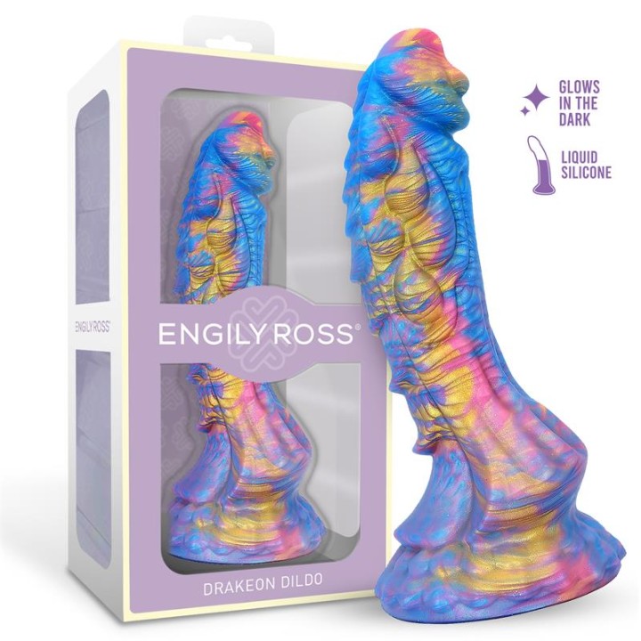 Drakeon Dildo Dragão Silicone Líquido 18 cm
