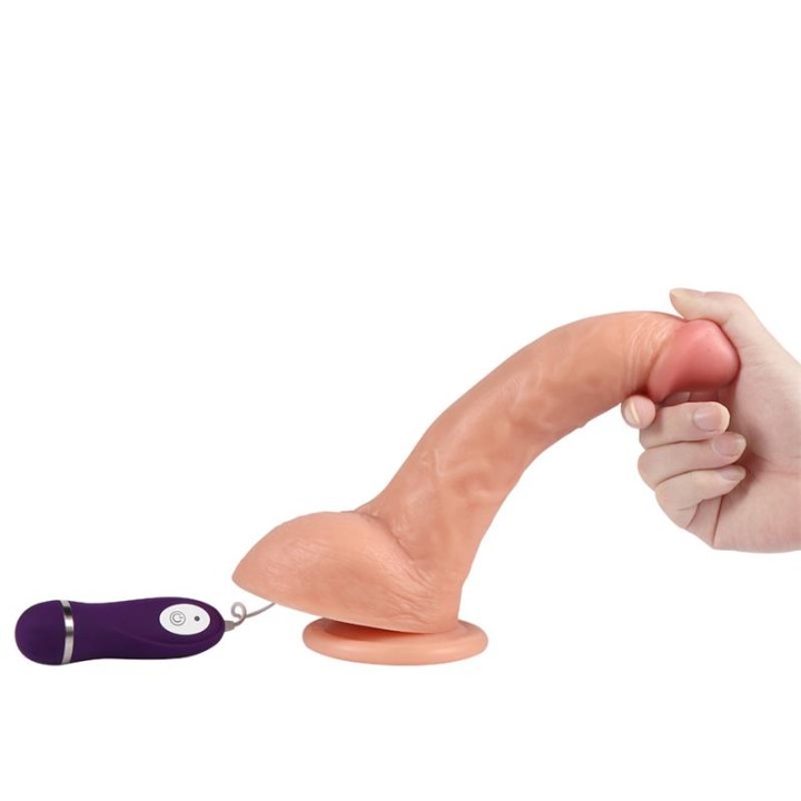 Vibrador Realista com Controlo Remoto Beast 24.5 cm