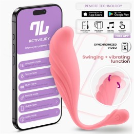 Ovo Vibratório com Movimento Waving com APP USB