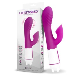 Vibrador Billy USB 36 Funções Silicone Roxo