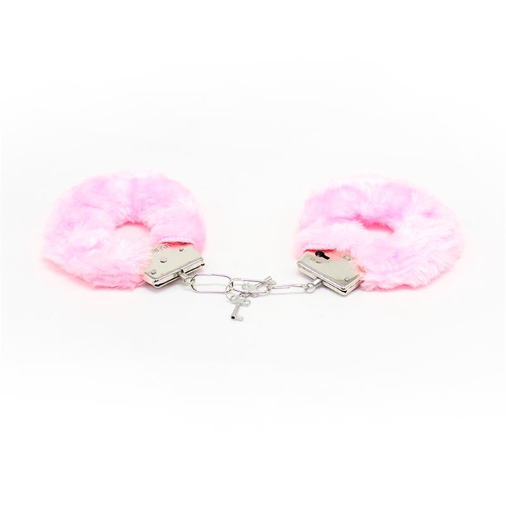 Algemas de Metal para Bonecas com Pelo Rosa