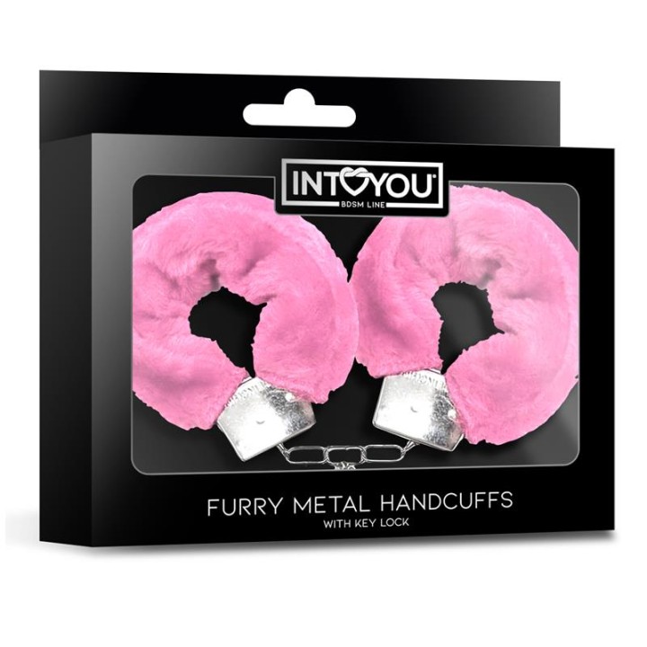 Algemas de Metal para Bonecas com Pelo Rosa