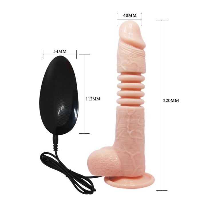 Vibrador com Rotação e Movimento Telescópico Thunder Up