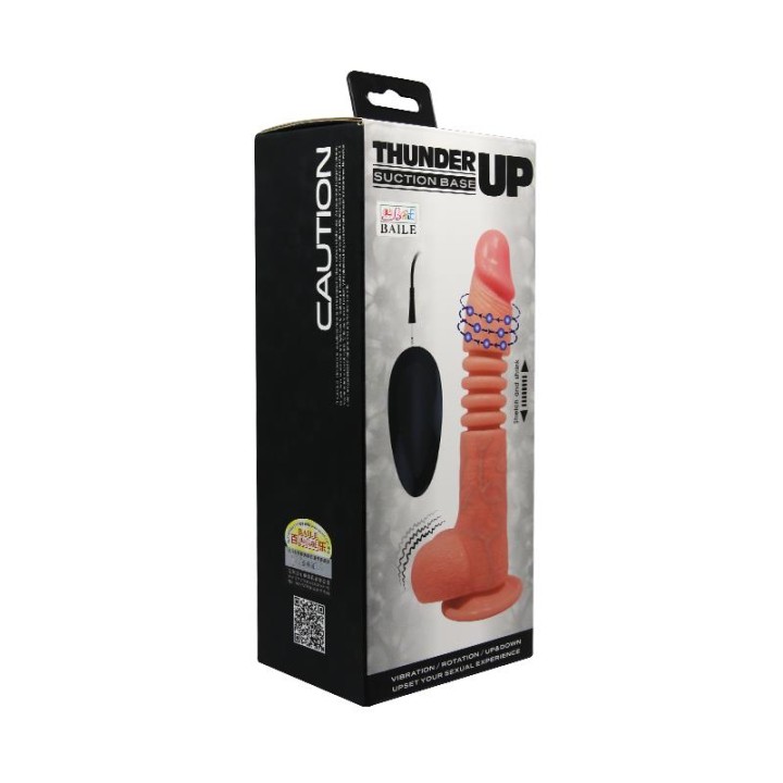 Vibrador com Rotação e Movimento Telescópico Thunder Up