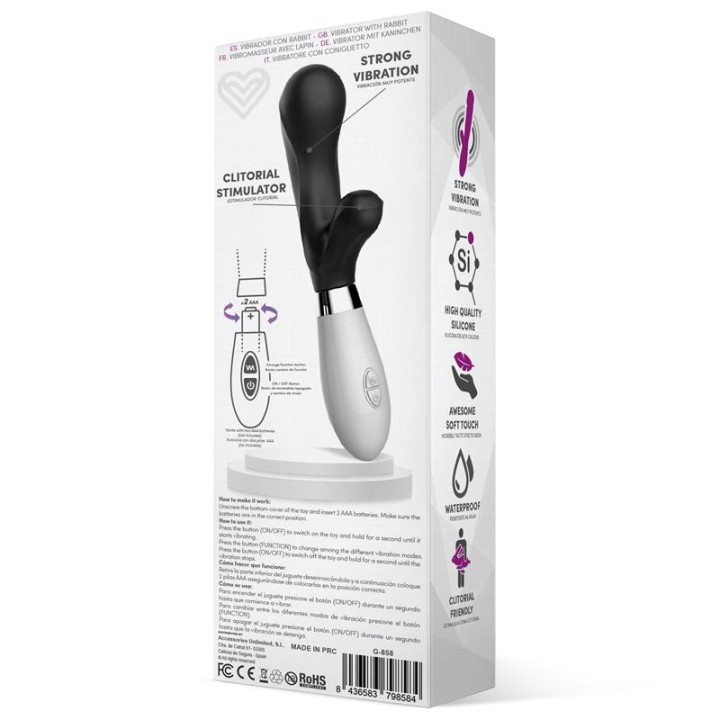 Maverick Vibrador Silicone Preto