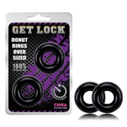 Anéis para Pénis Donut Preto