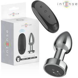 INTENSE - ANAL PLUG 10 VIBRATIONS METAL WITH REMOTE CONTROL S