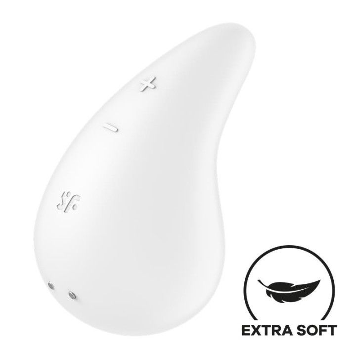 SATISFYER - DEW DROP VIBRATOR LAY-ON WHITE