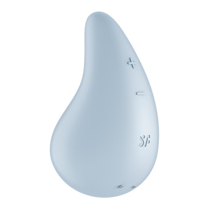 SATISFYER - DEW DROP VIBRATOR LAY-ON BLUE