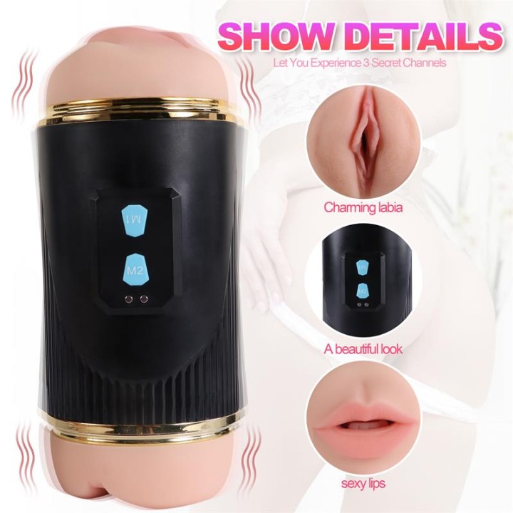 Masturbador Duplo Vagina e Boca Kay