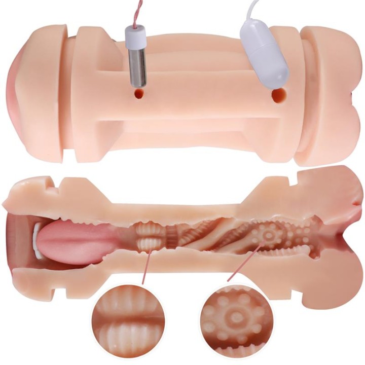 Masturbador Duplo Vagina e Boca Kay