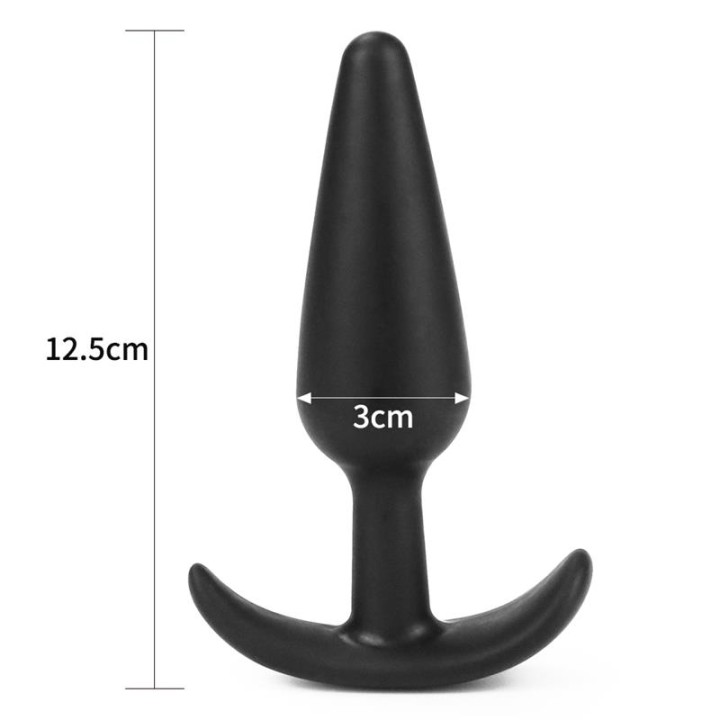 Plug Anal Lure Me Tamanho L Preto